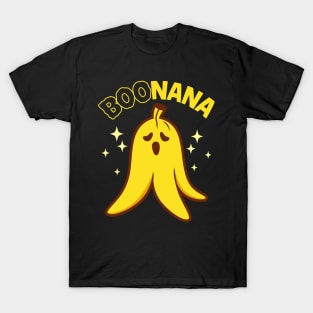 Cute Boo Spooky Ghost Banana Cute Food Fruit BOOnana T-Shirt